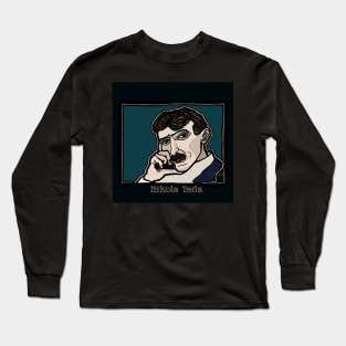 Nikola Tesla Long Sleeve T-Shirt